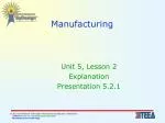 Manufacturing - slide 1