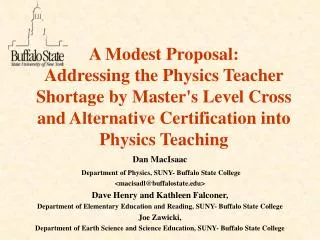 A Modest Proposal: Addressing the Physics Teacher Shortage by Master's Level Cross and Alternative Certification into P