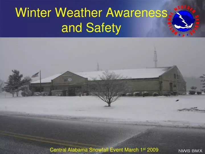 winter weather awareness and safety