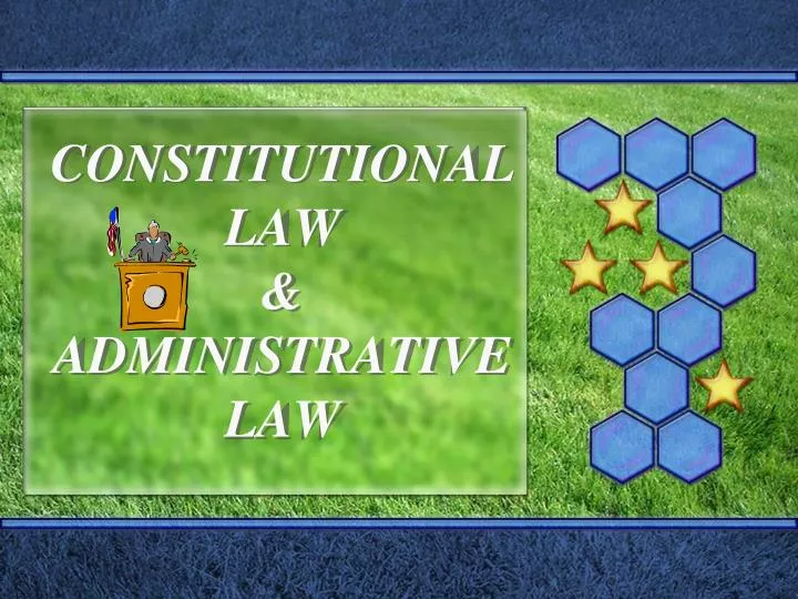 constitutional law administrative law