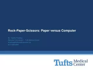 Rock-Paper-Scissors: Paper versus Computer