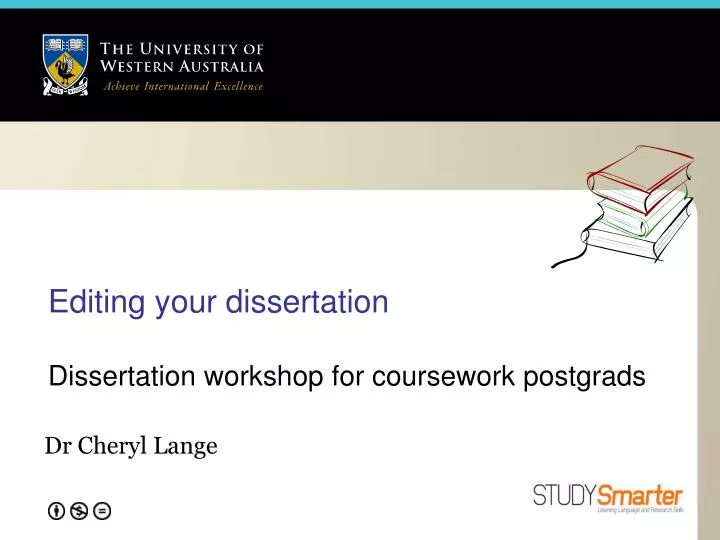 editing your dissertation dissertation workshop for coursework postgrads