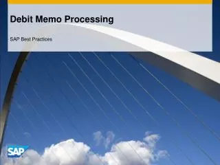 Debit Memo Processing