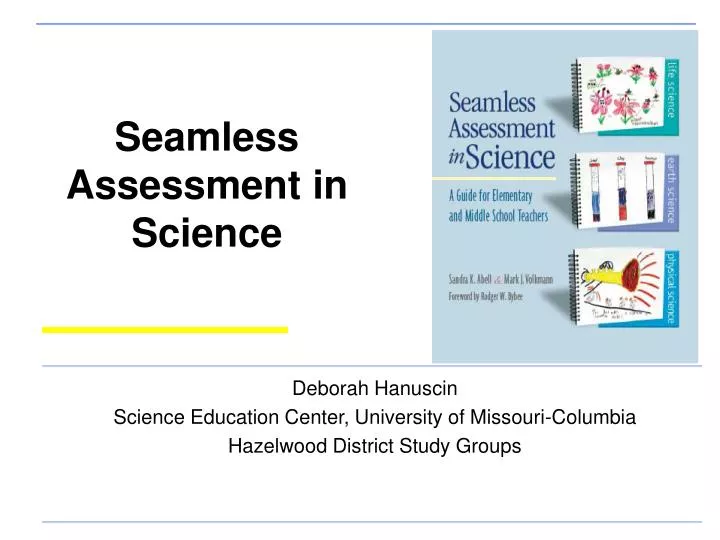 seamless assessment in science