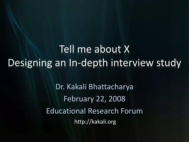 dr kakali bhattacharya february 22 2008 educational research forum