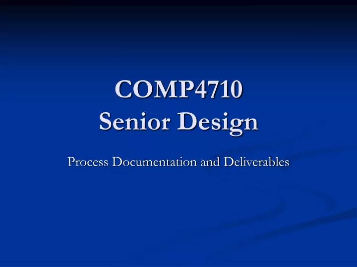 comp4710 senior design