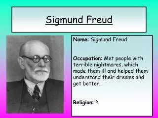 Sigmund Freud