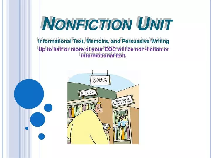 nonfiction unit
