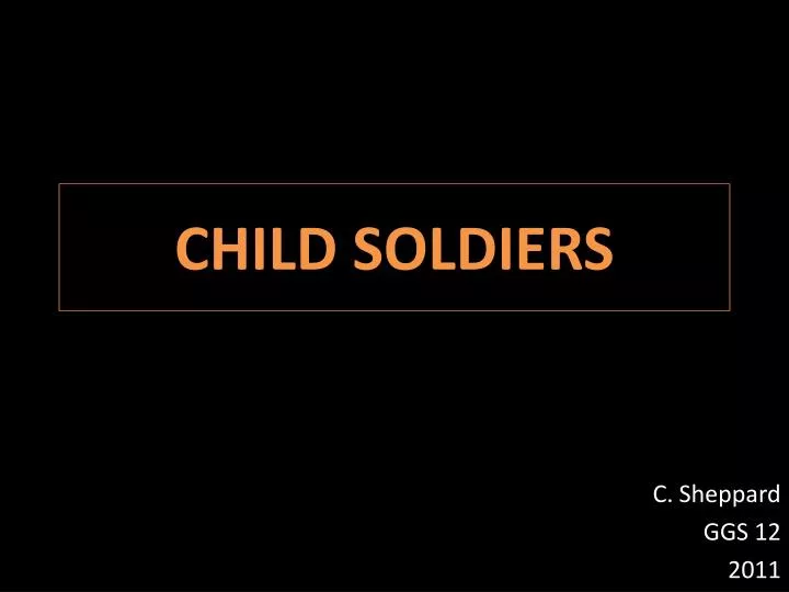 child soldiers