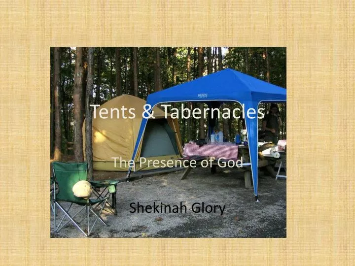 tents tabernacles