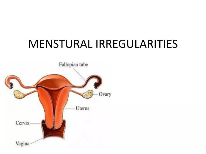 menstural irregularities