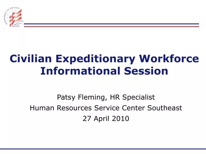 civilian expeditionary workforce informational session
