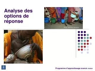 analyse des options de r ponse