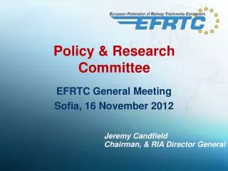 Policy &amp; Research Committee