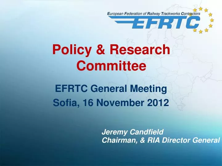policy research committee