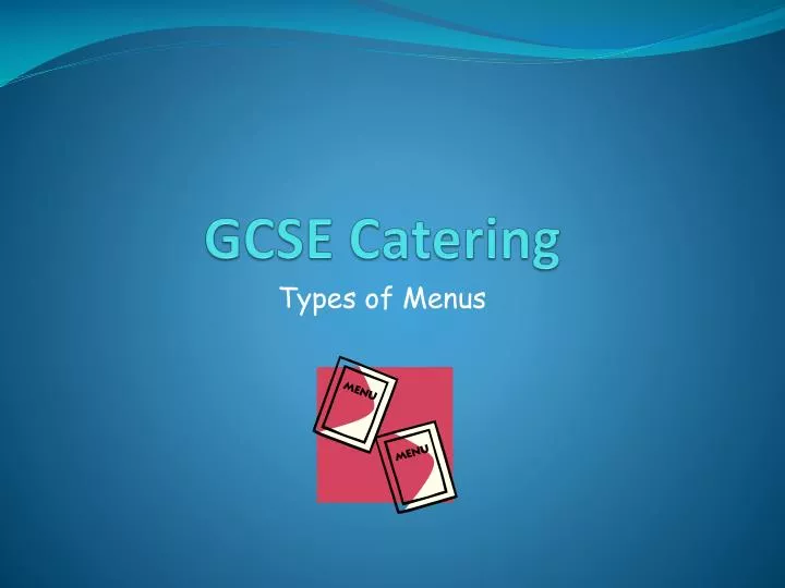 gcse catering