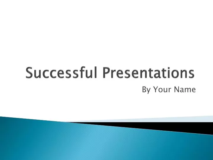 successful presentations