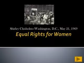 Equal Rights for Women