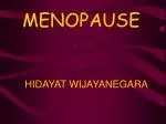 MENOPAUSE - slide 1