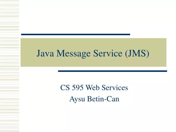 java message service jms