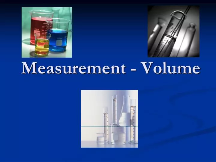 measurement volume