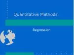 Quantitative Methods - slide 1