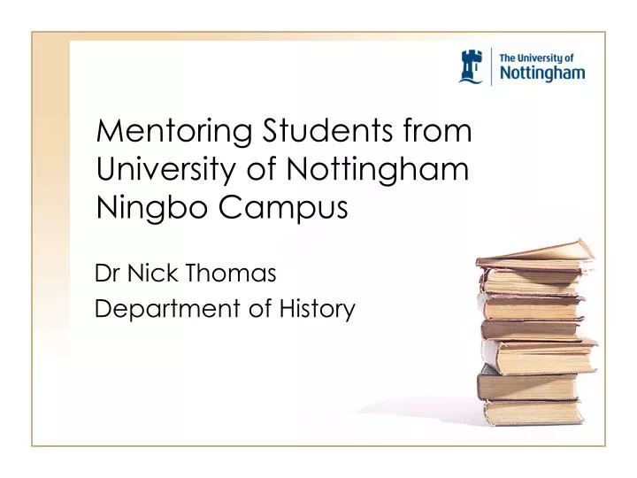 mentoring students from university of nottingham ningbo campus