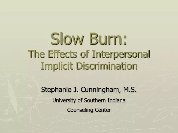 slow burn the effects of interpersonal implicit discrimination