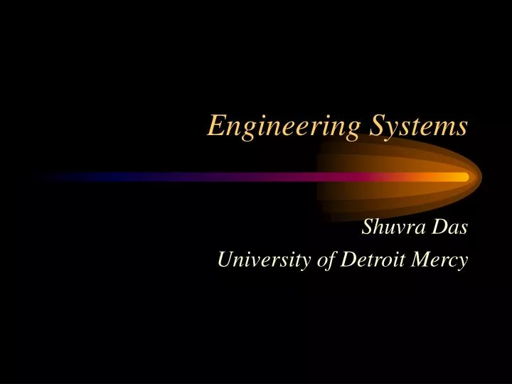 engineering systems