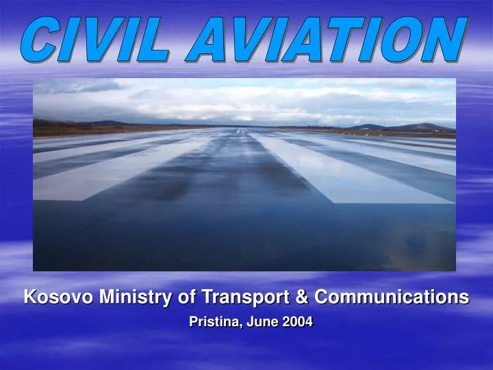 kosovo ministry of transport communications pristina june 2004