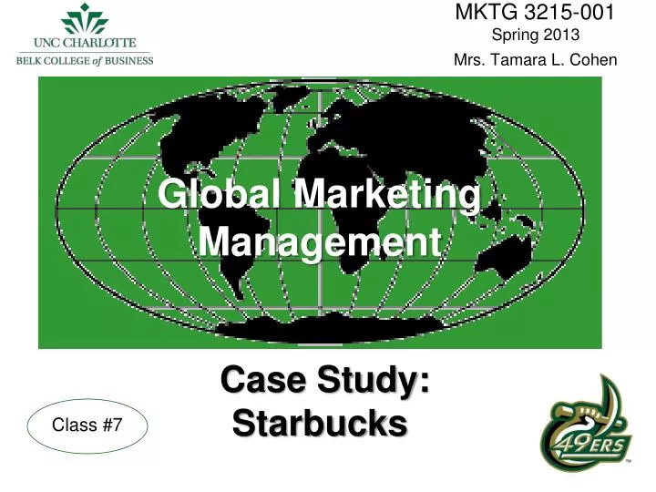 global marketing management case study starbucks