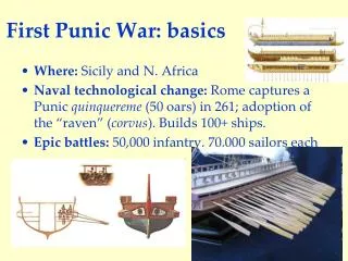 First Punic War: basics
