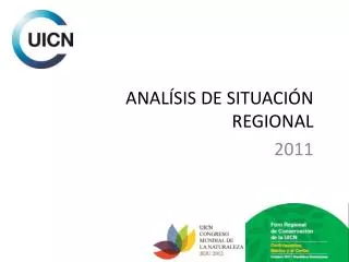 anal sis de situaci n regional 2011