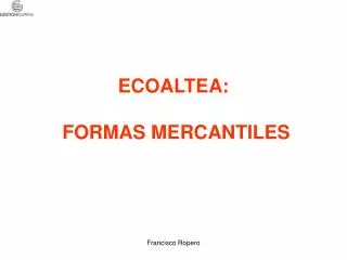 ecoaltea formas mercantiles
