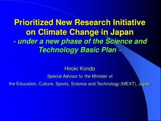 The 3 rd phase ( FY2006-FY2010 ) of the Science and Technology Basic Plan