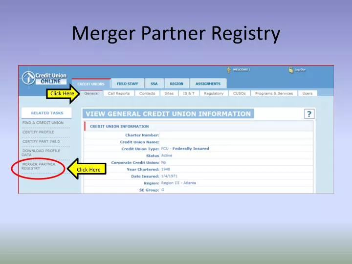 merger partner registry