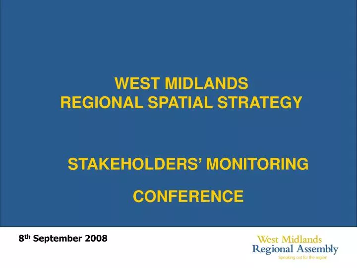 west midlands regional spatial strategy