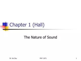 Chapter 1 (Hall)