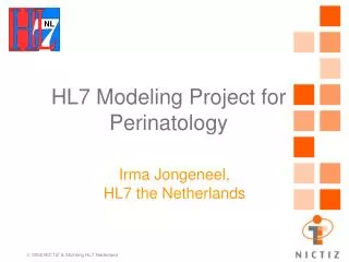 HL7 Modeling Project for Perinatology