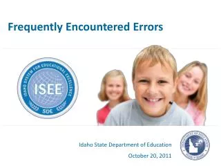 Frequently Encountered Errors