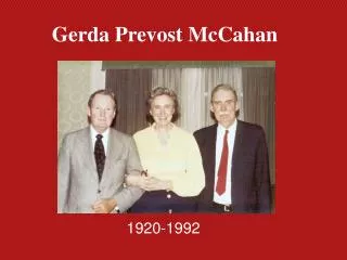 Gerda Prevost McCahan
