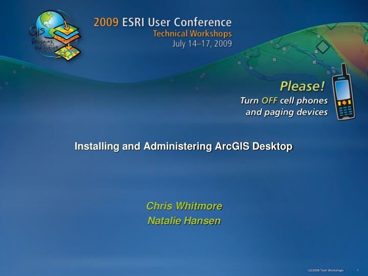 installing and administering arcgis desktop