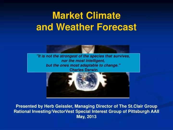 market climate and weather forecast