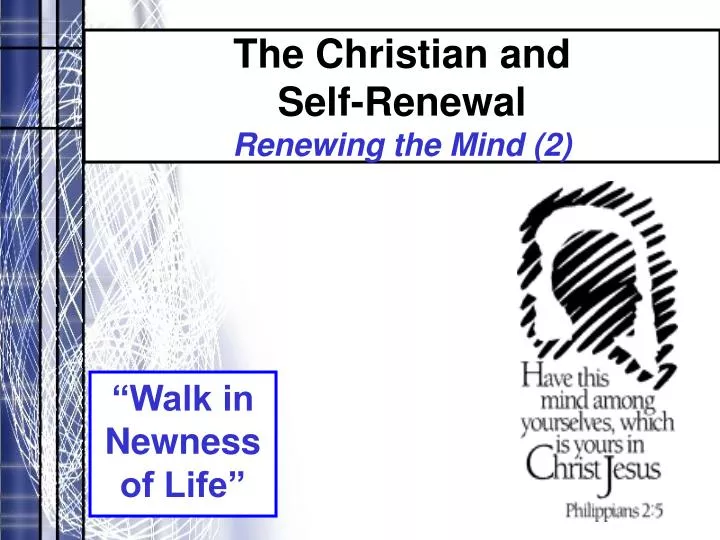 the christian and self renewal renewing the mind 2