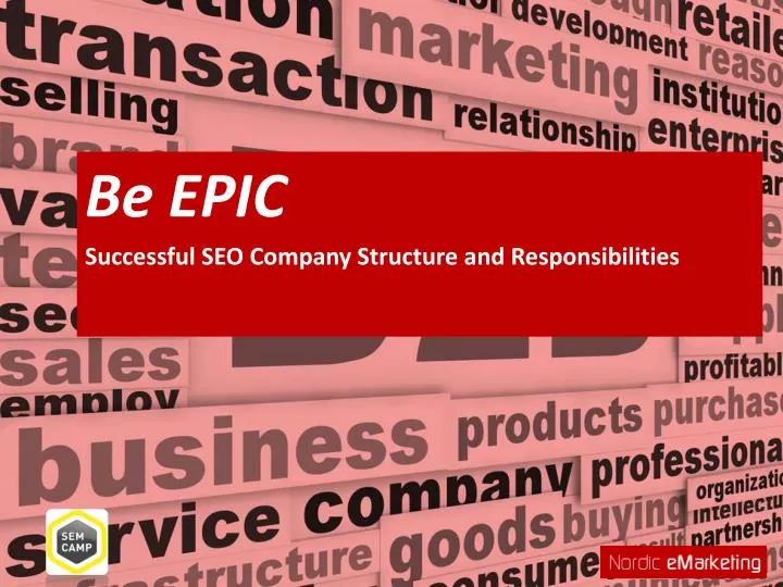 be epic successful seo company structure and responsibilities
