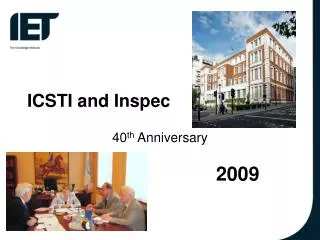 ICSTI and Inspec