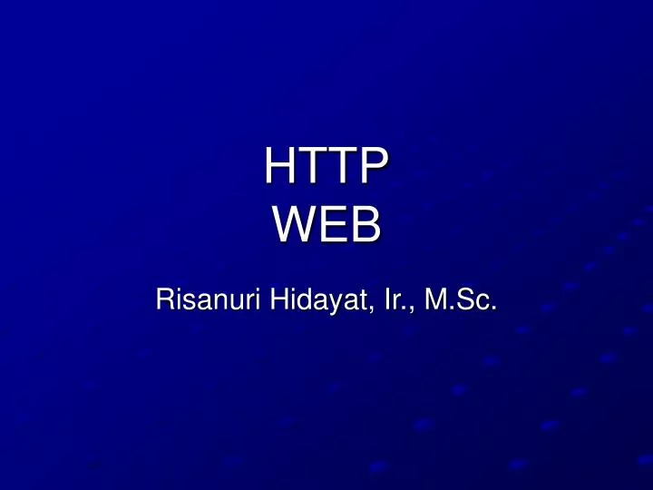 http web