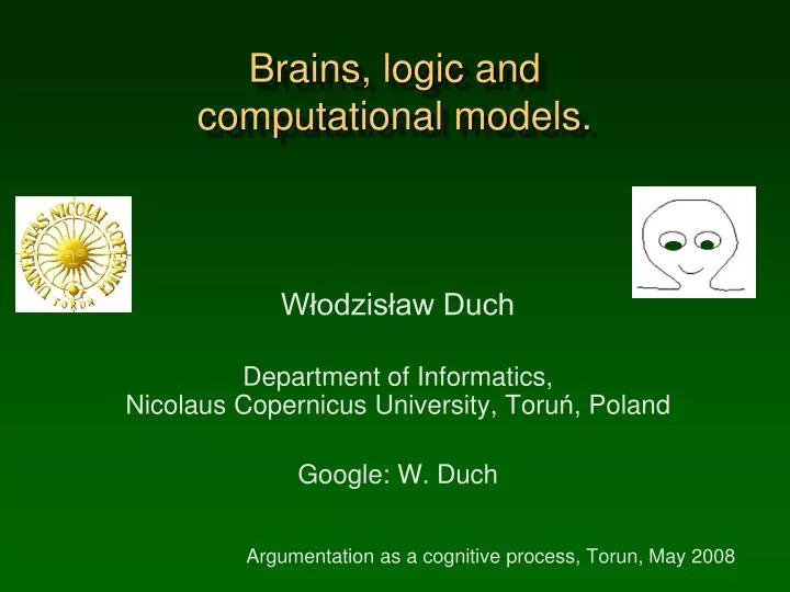 brains logic and computational models