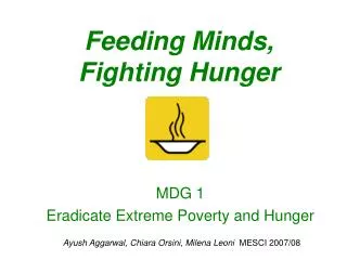 Feeding Minds, Fighting Hunger