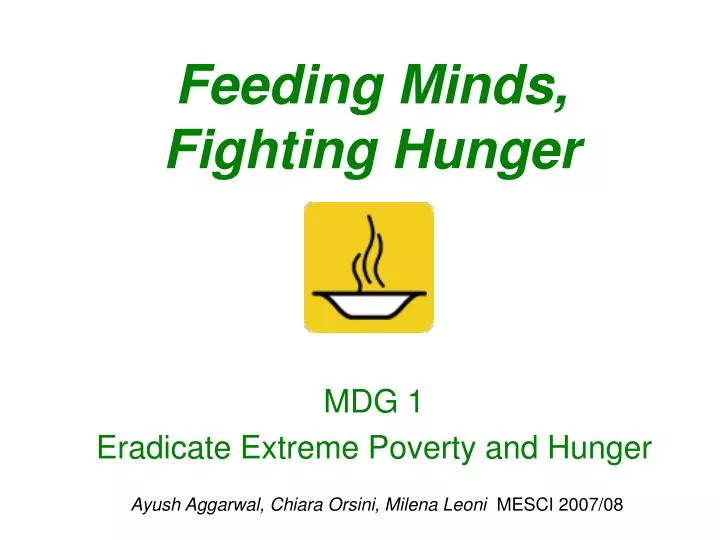 feeding minds fighting hunger